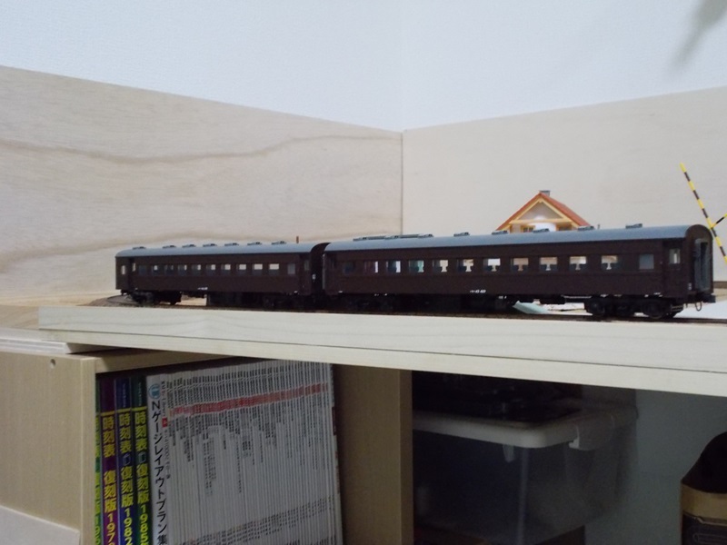 KATO 旧客車 茶色 8両セット 2両室内灯点灯 ケース付き KATO 旧客車