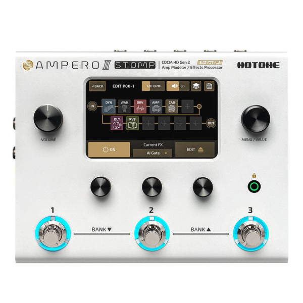 Pedaleira de guitarra Hotone Ampero II Stomp MP-300