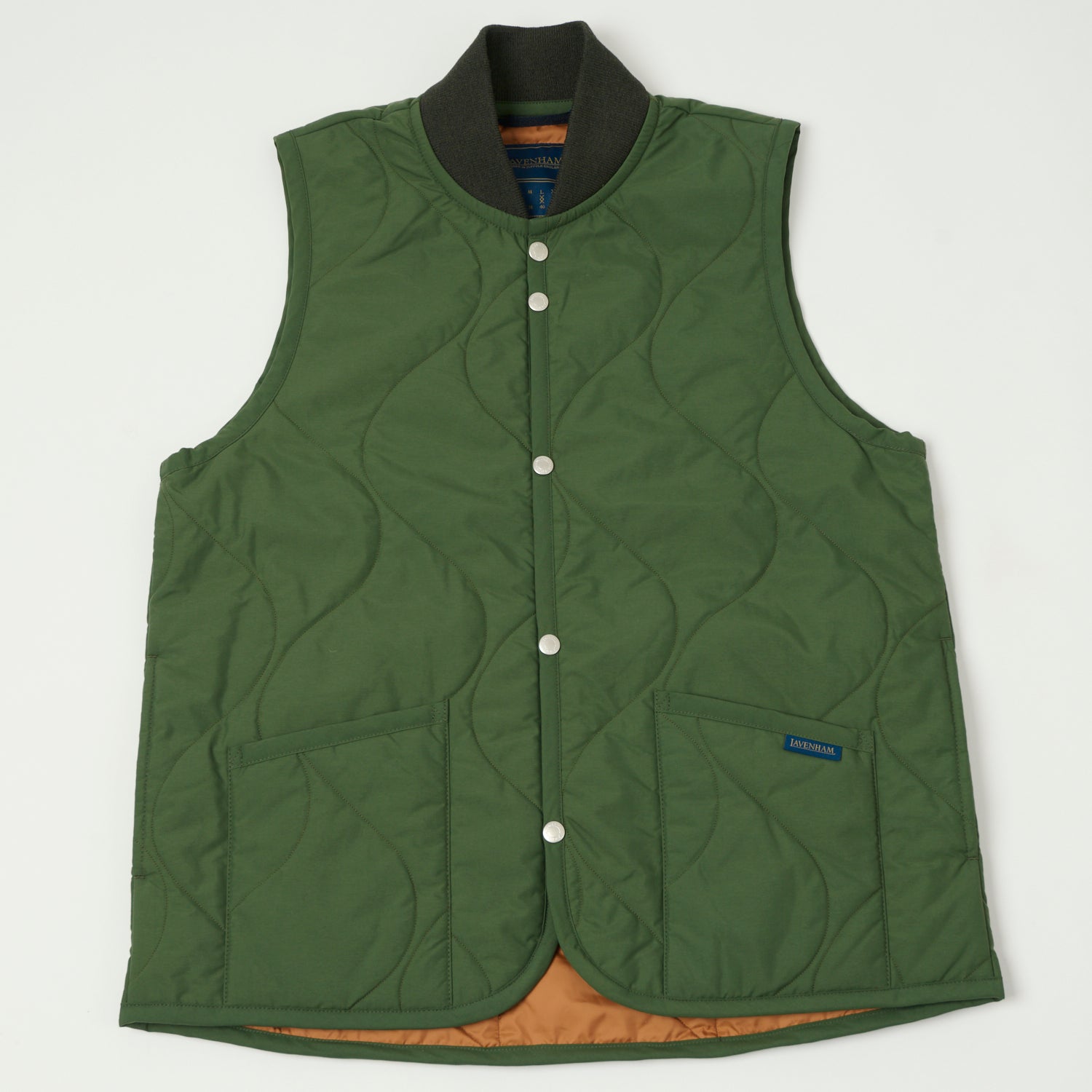 Lavenham Zip Bomber Gilet - Olive Green – SON OF A STAG