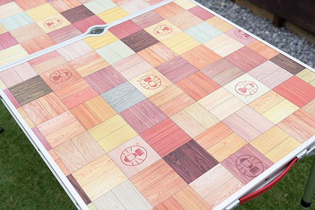 コールマンテーブル ナチュラルモザイクリビングテーブル 120 | チェア