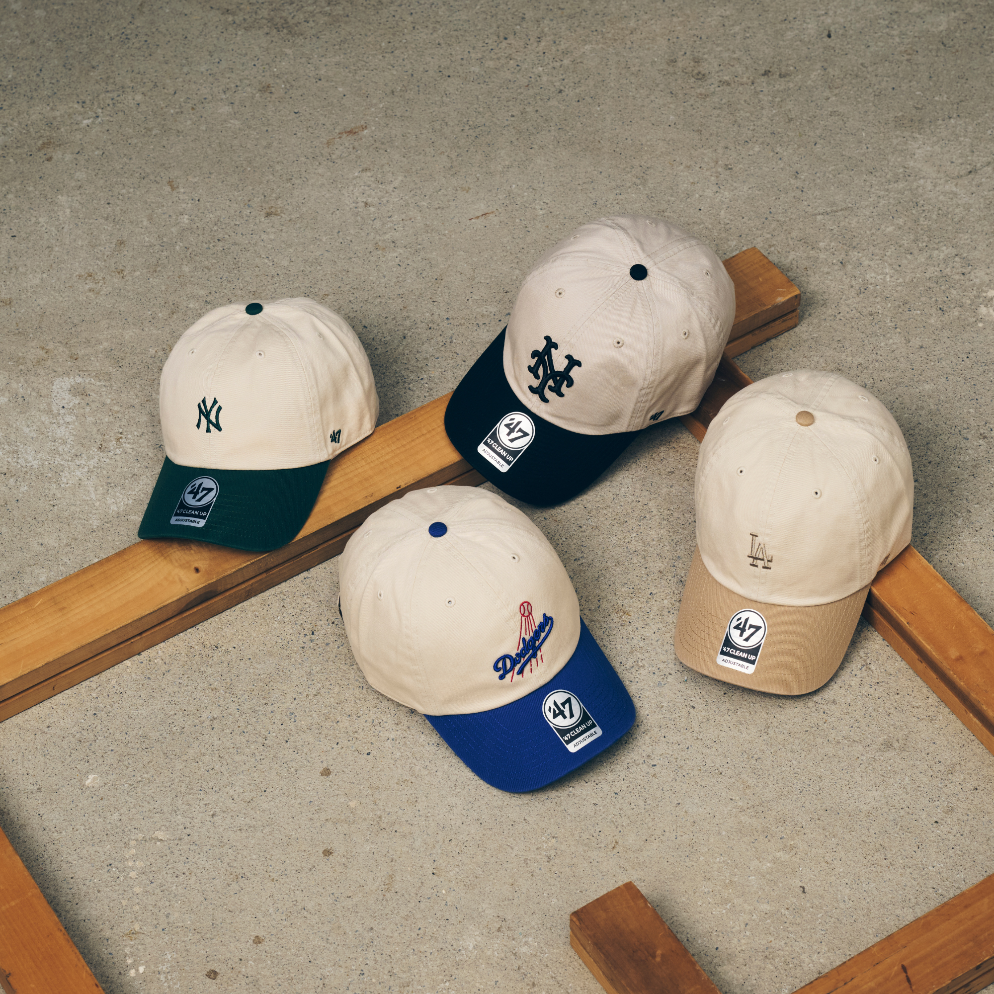 ドジャース クーパーズタウン ツートーン '47 クリーンナップ