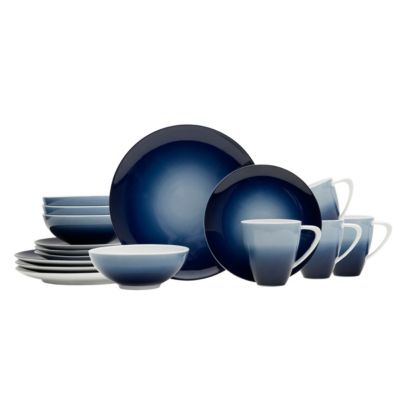 Mikasa Naya Blue 16-Pc. Dinnerware Set, Service for 4 - Macy's