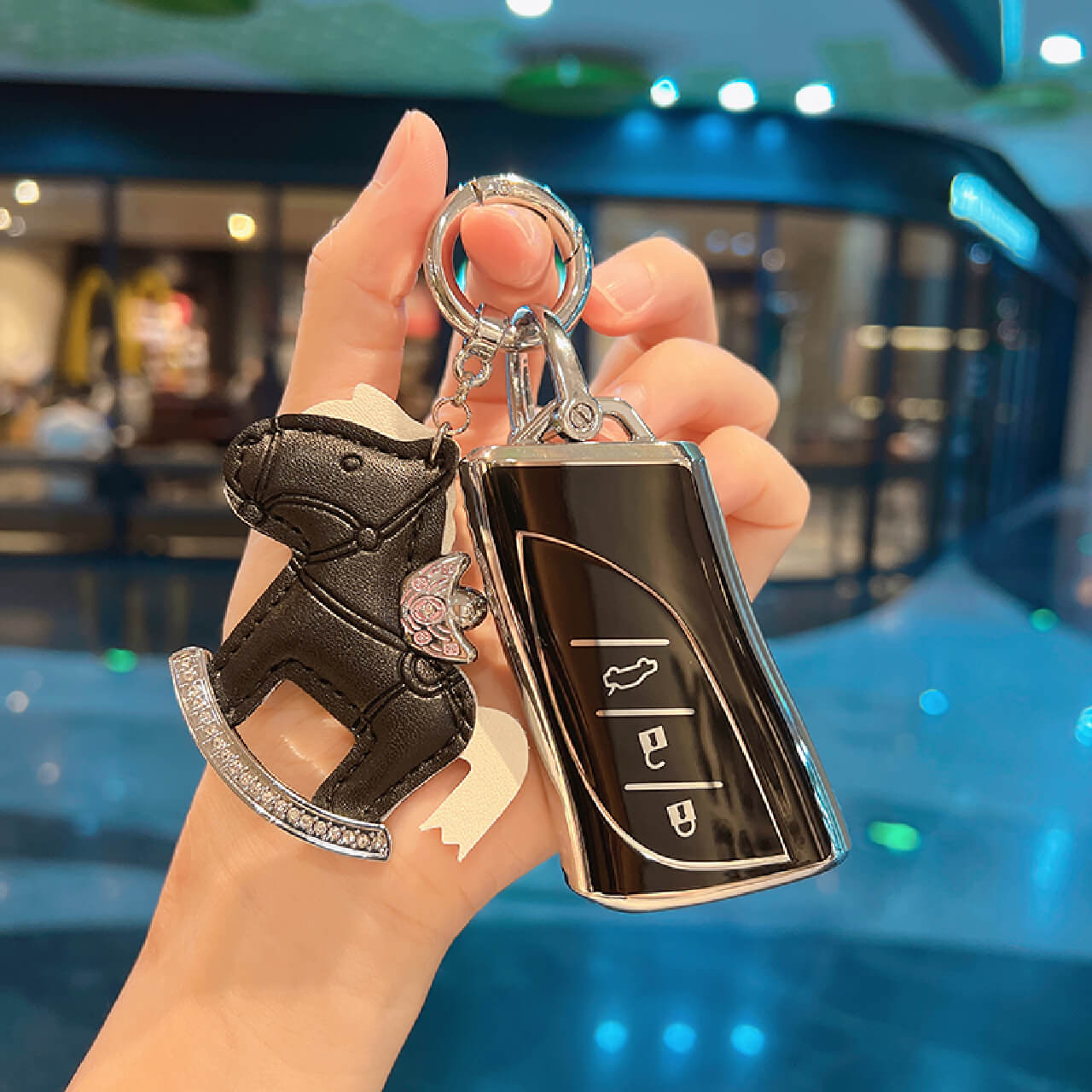 レクサス】ラグジュアリーストラップスマートキーケース〔Aタイプ〕