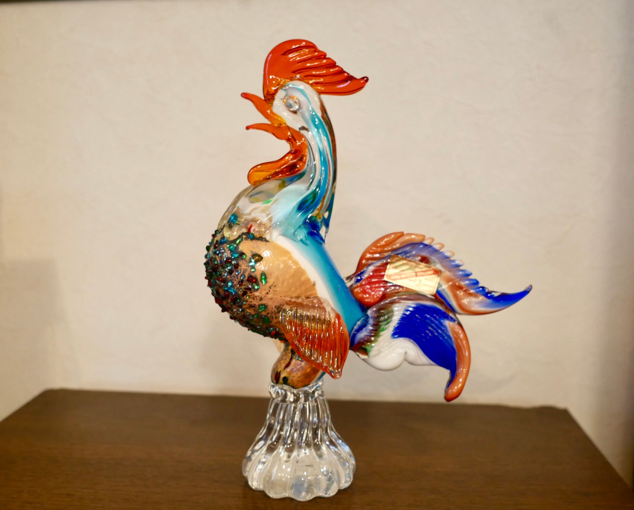 Murano Glass Bird ムラーノ 置物 オブジェ 鳥 Murano Glass 鳥の
