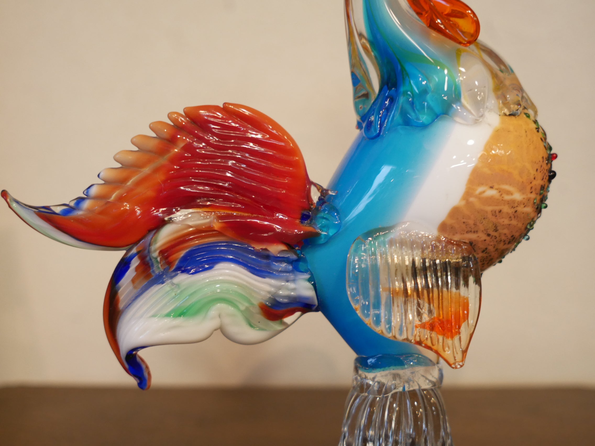 Murano Glass 鳥のオブジェ ヴェネチアンガラス ムラーノガラス