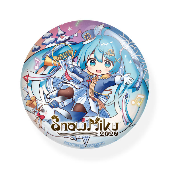 グッズ]さっぽろ雪まつり×雪ミクコラボ 缶バッジA - SNOW MIKU 2020