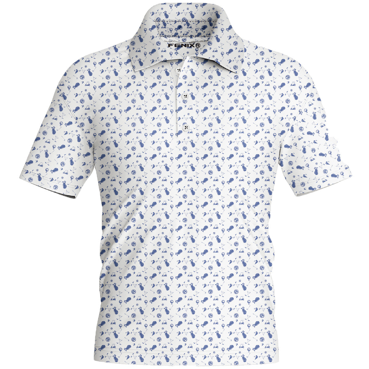 GREENOCH WHITE □ グリーノック（ホワイト）☆FENIX XCELL ポロシャツ