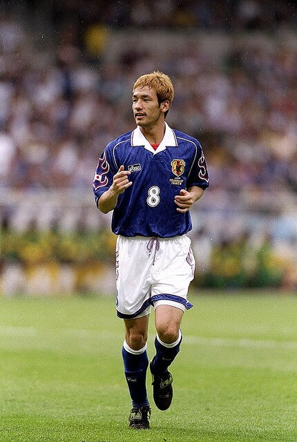 98 日本代表 長袖 ユニフォーム 8番 中田英寿 1998 W杯 日本代表