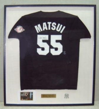 松井秀喜NYヤンキースユニフォーム額縁