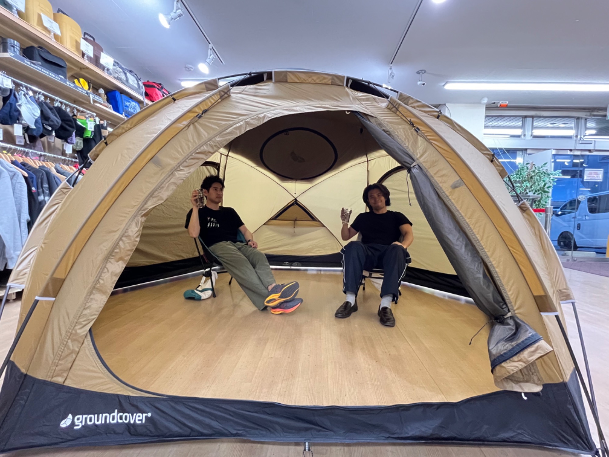 まさに半球型どんぐりハウス！【ground cover ACORN HOUSE3.45