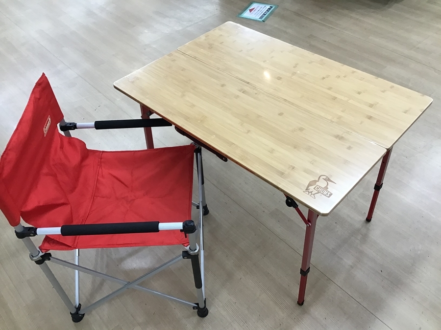 チャムスのバンブーテーブル100が未使用で入荷！[2020.08.01発行