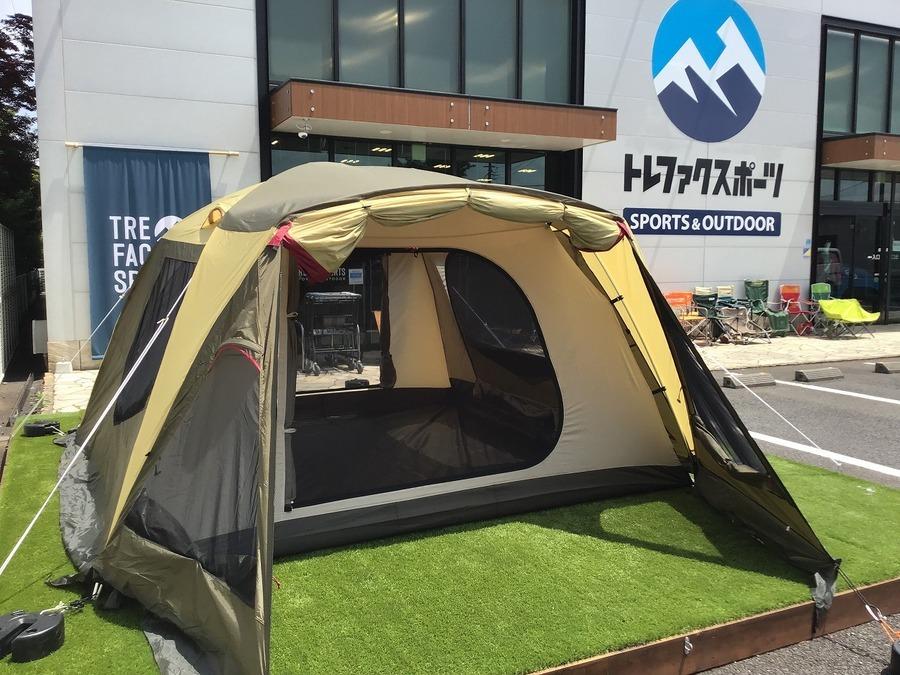 TFスポーツ三芳店】夏の暑苦しさも快適に！風が通るテント! OGAWA