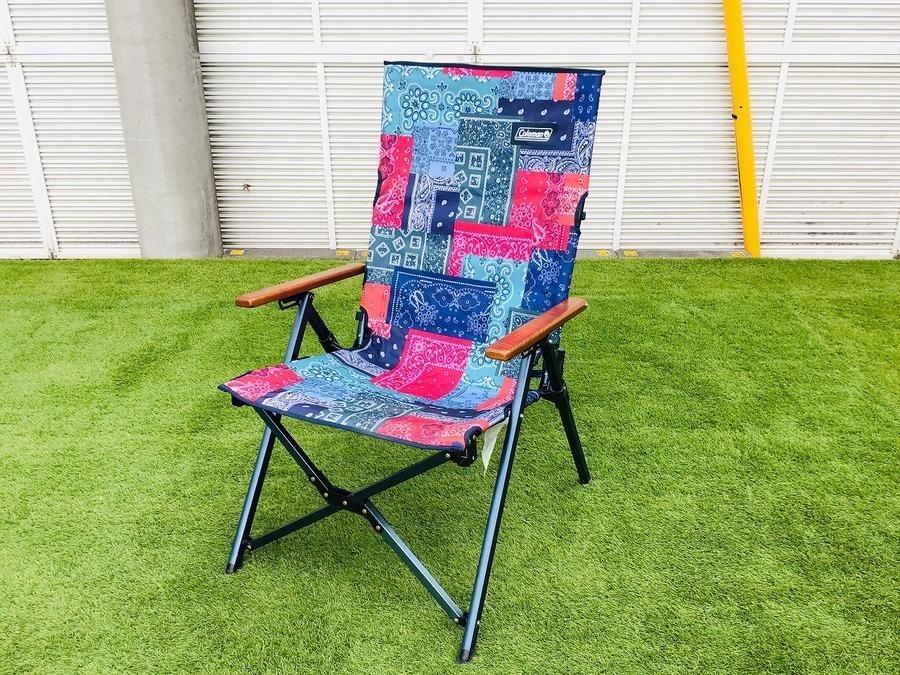 Coleman(コールマン)×BEAMS(ビームス)のバンダナ柄レイチェアが入荷