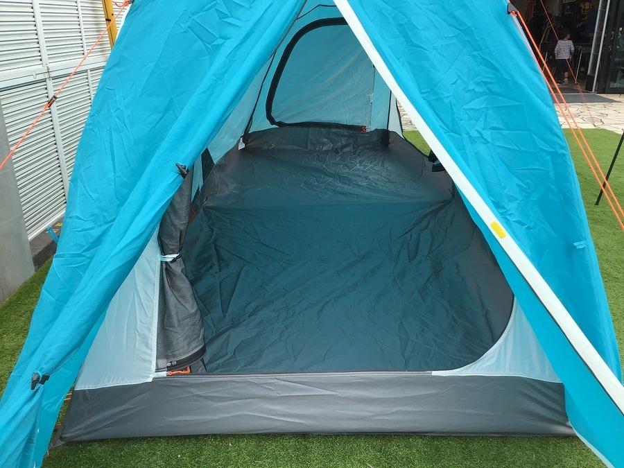 珍しい形!?ファミキャンに最適なSoraファミリーを設営してみた