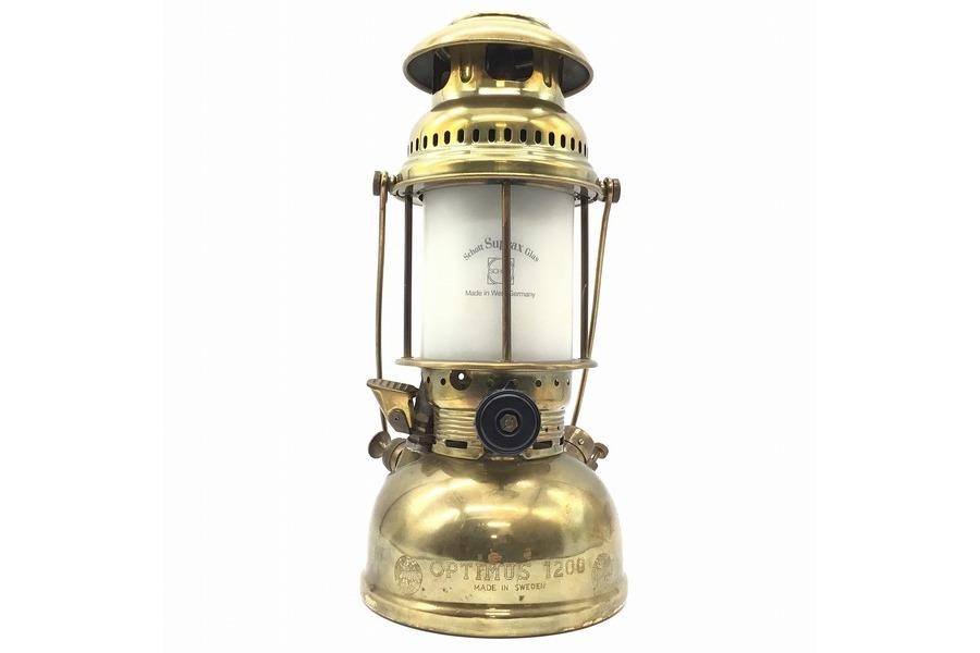 良い味が出ているOptimus(オプティマス)の真鍮ランタン”1200A”をご紹介