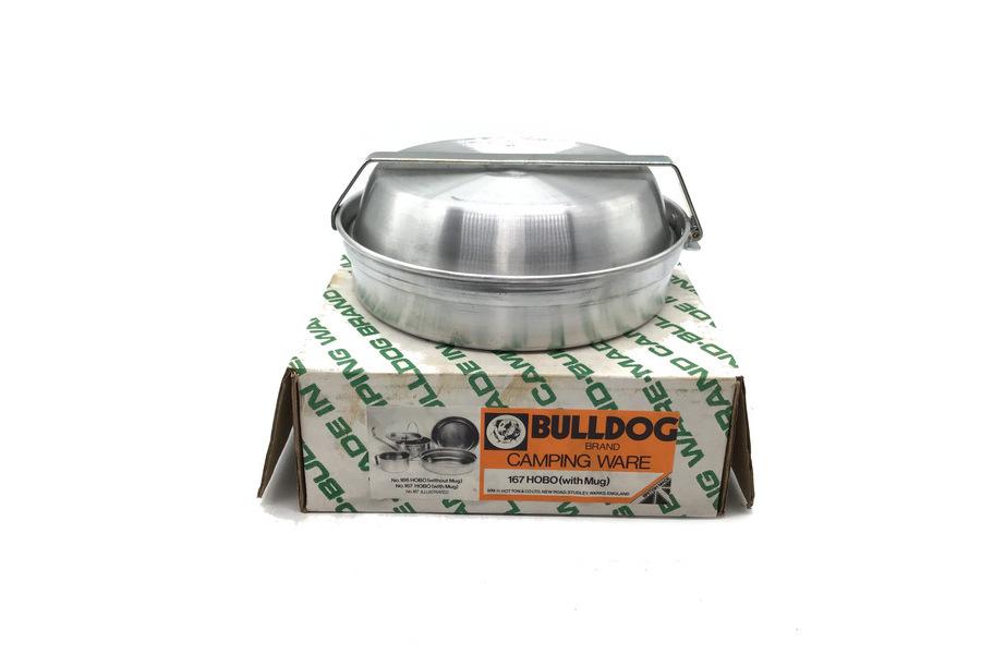 希少 イギリスHOTTON社ブルドッグブランドのフライパン 深ビリー缶