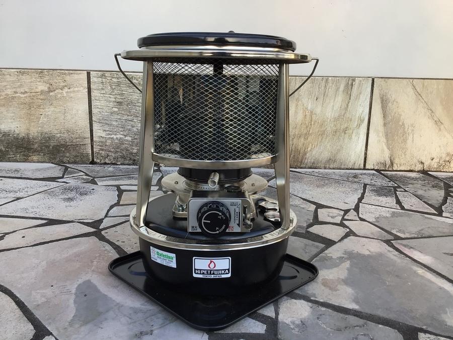 在庫処分最安値石油ストーブキャンプストーブ収納バック付き付属品付き