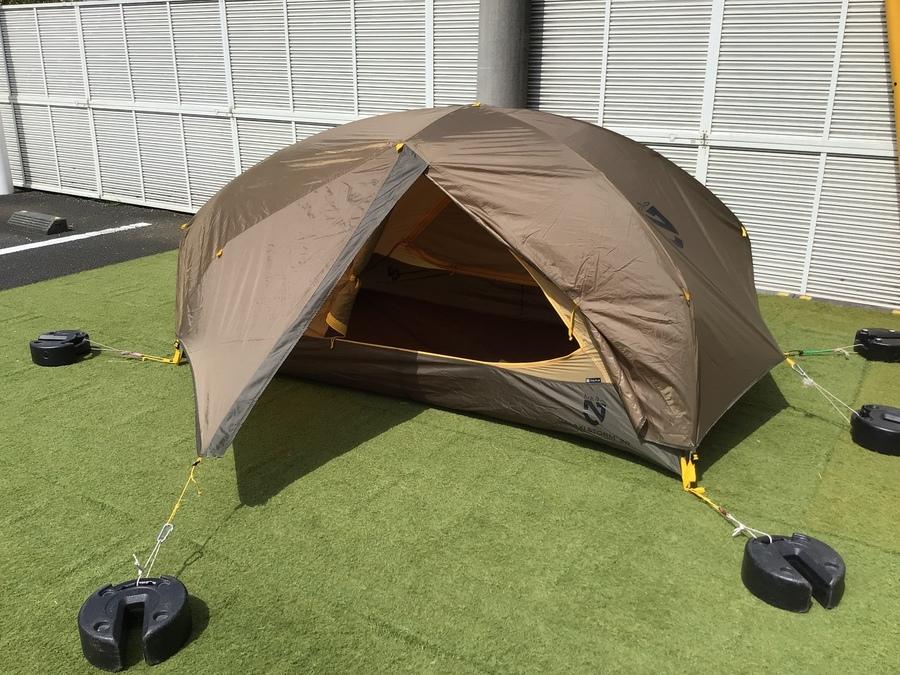 NEMO GALAXI STORM 2P テント グランドシート付き 初心者でも設営が