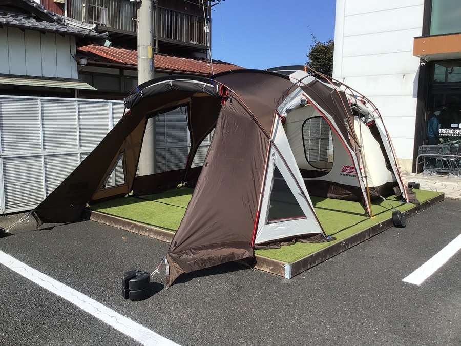 超ド迫力！コールマンの4Sワイド2ルームコクーンⅢを設営してみた