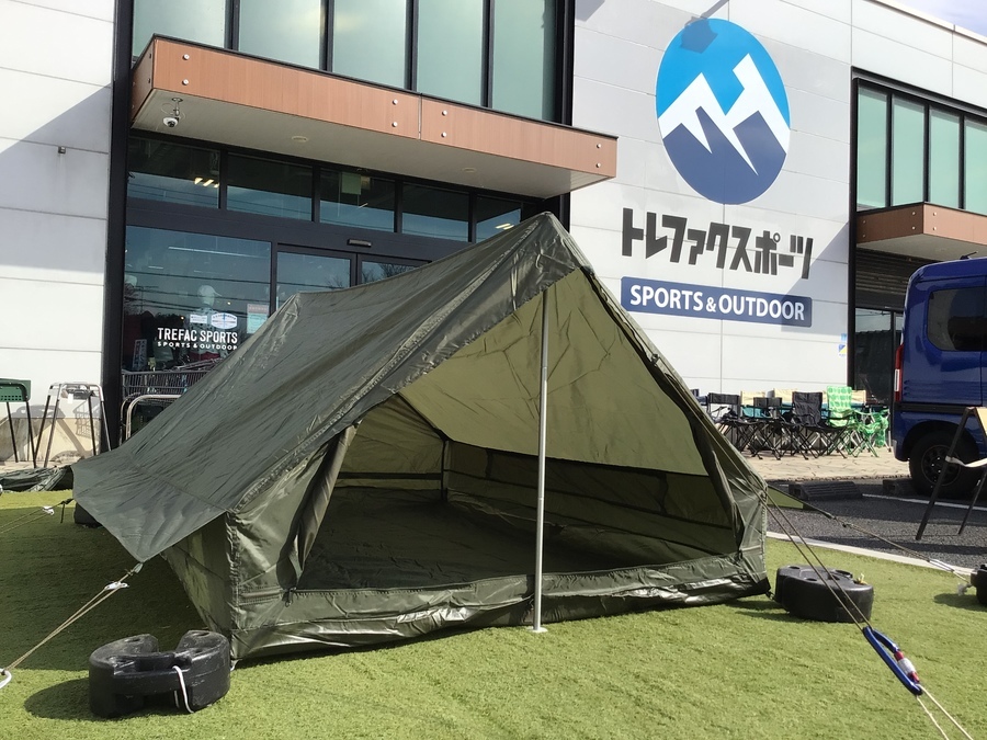 極上品 フランス軍F2テント 新品アウトドア・釣り・旅行用品 - 極上品