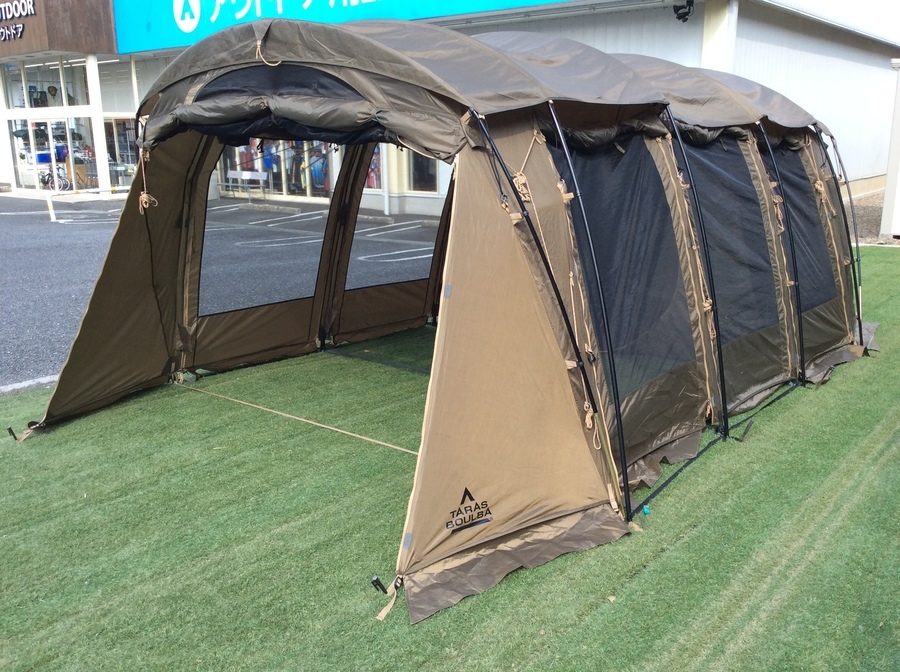 復活のタラスブルバ！昨年の目玉大型シェルター立ててみた！[2020.08