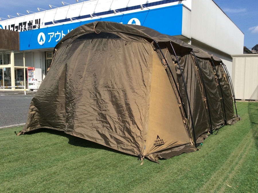 復活のタラスブルバ！昨年の目玉大型シェルター立ててみた！[2020.08