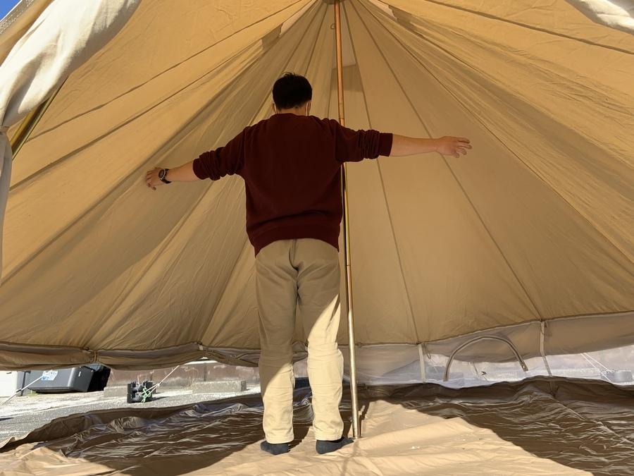 キャンバスキャンプのシブレー400プロテックでオールシーズンオシャレ