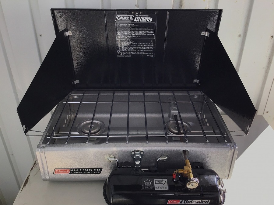Coleman 414-700J ツーバーナーコンロ + スタンド ツーバーナー