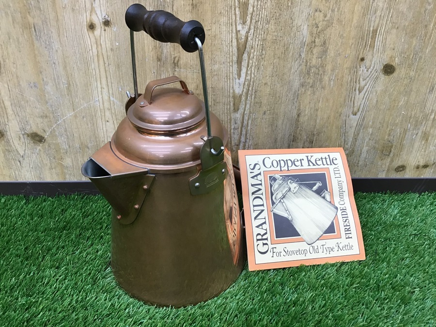 銅が光輝く！FIRESIDE(ファイヤーサイド)のグランマーコッパーケトル小