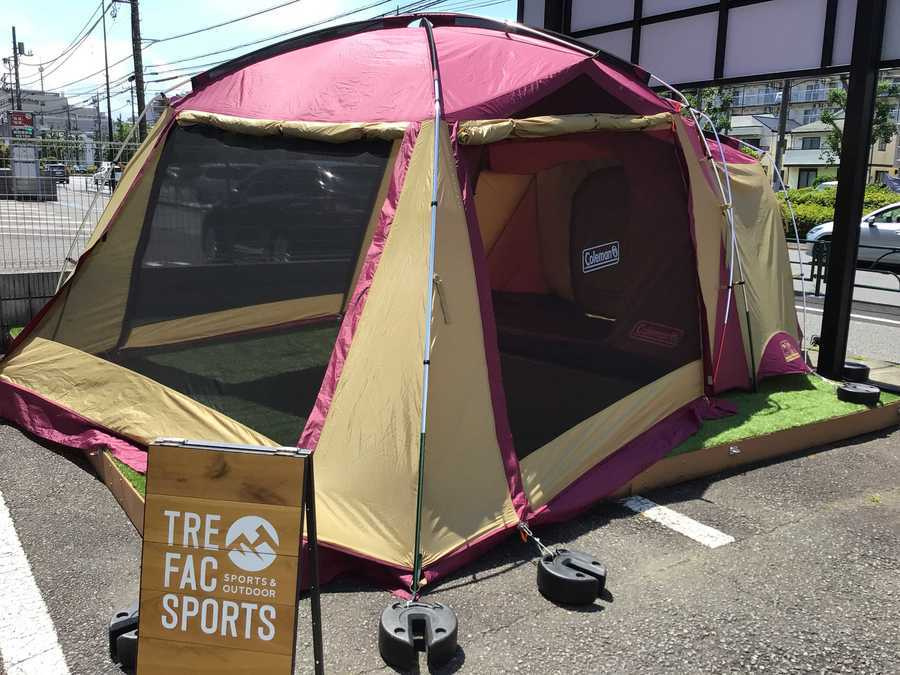 ✨希少✨【Coleman】タフスクリーン2ルームハウス バーガンディ テント