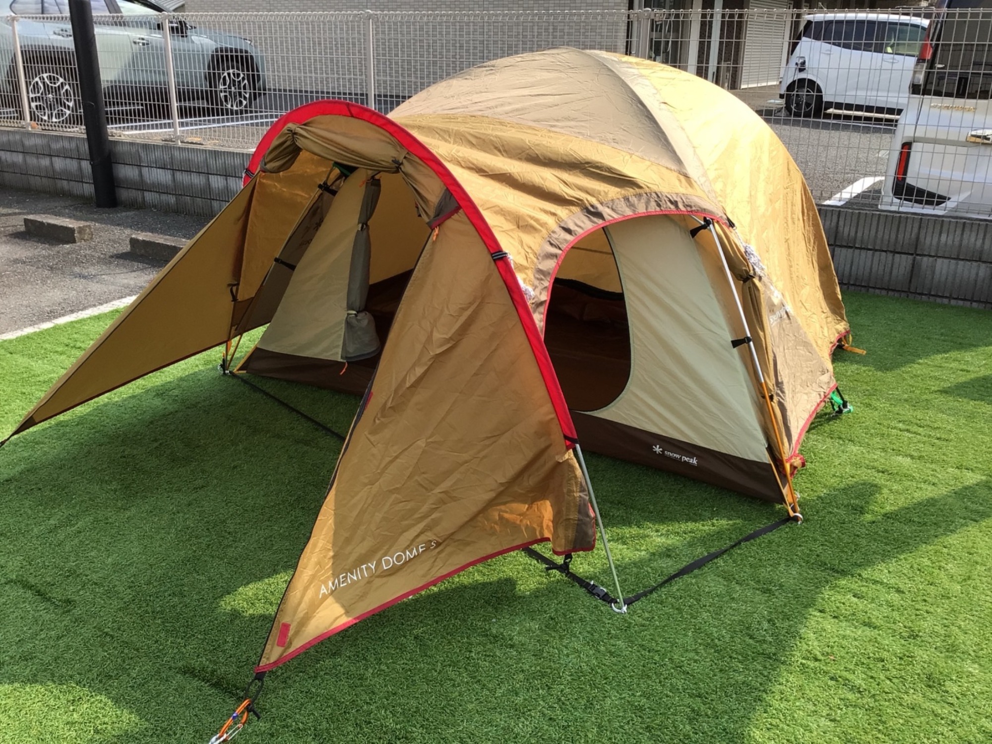 キャンプ初心者必見！スノーピークの定番のアメニティドームSご紹介