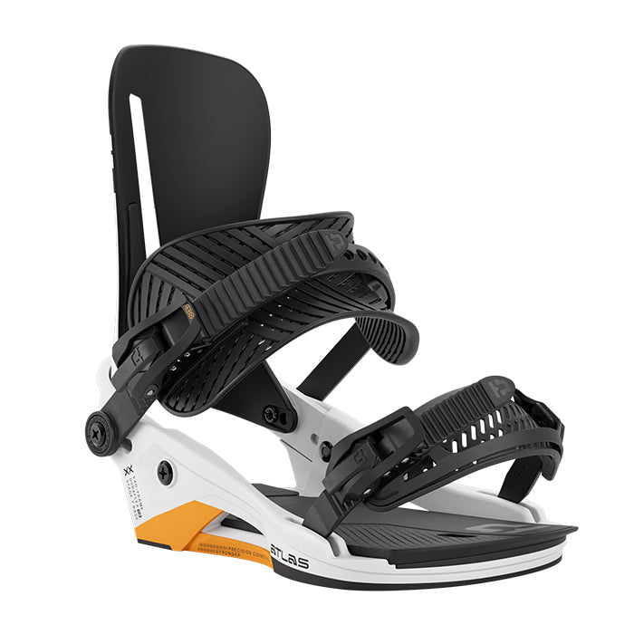 スノーボード ビンディング UNION ATLAS WHITE/ORANGE 25-26 日本正規品