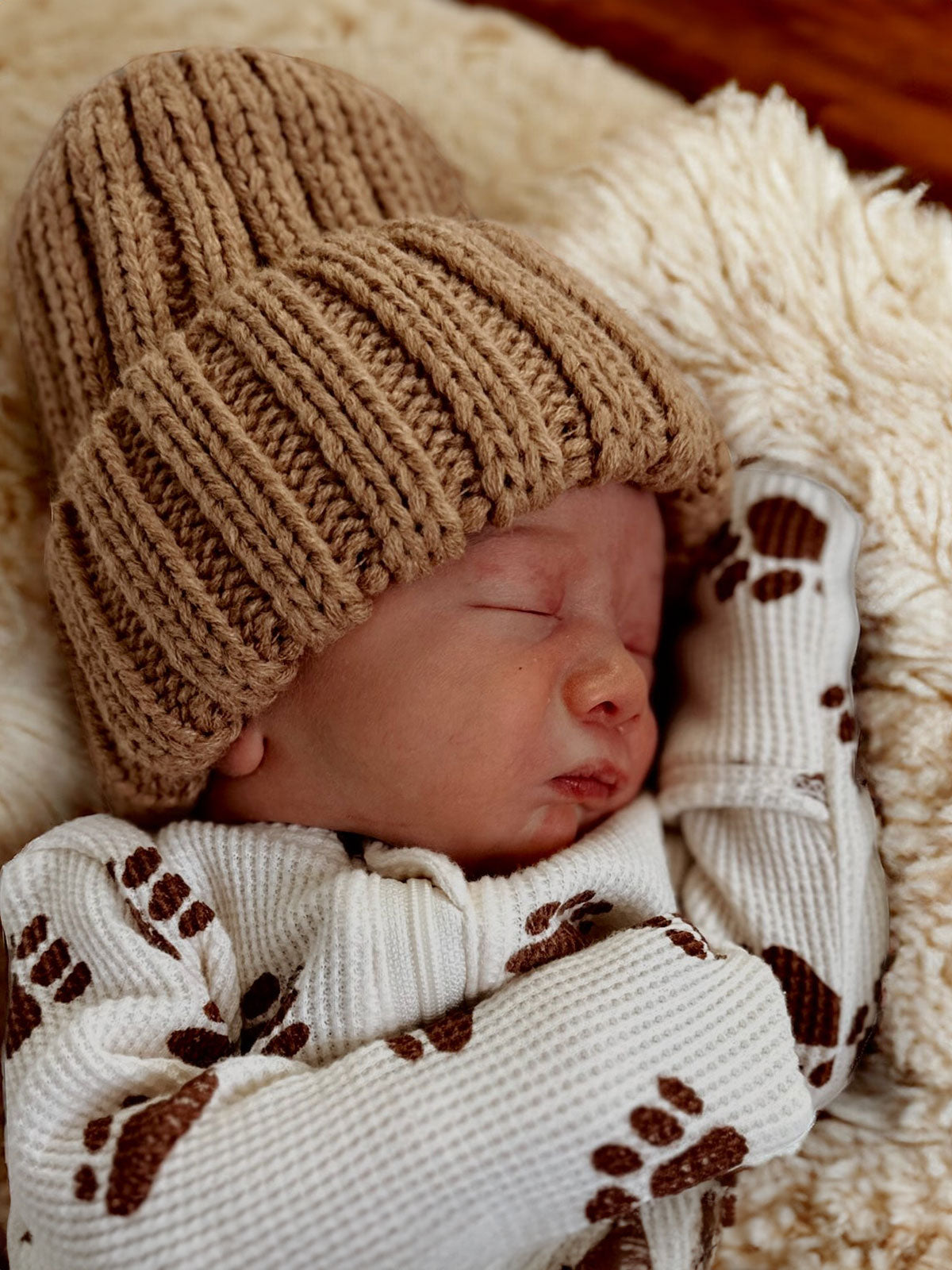 Baby's First Hat®, Chunky Knit Tawny – SpearmintLOVE