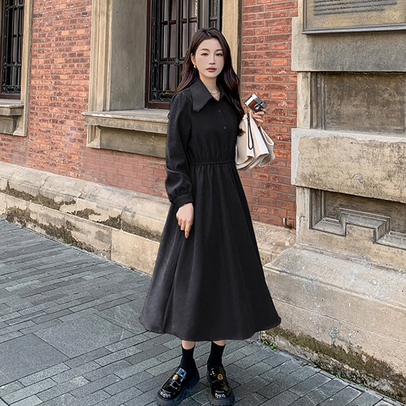 マスターバニー 中綿 ワンピース ロング ベスト 黒 サイズ1 ナイロン