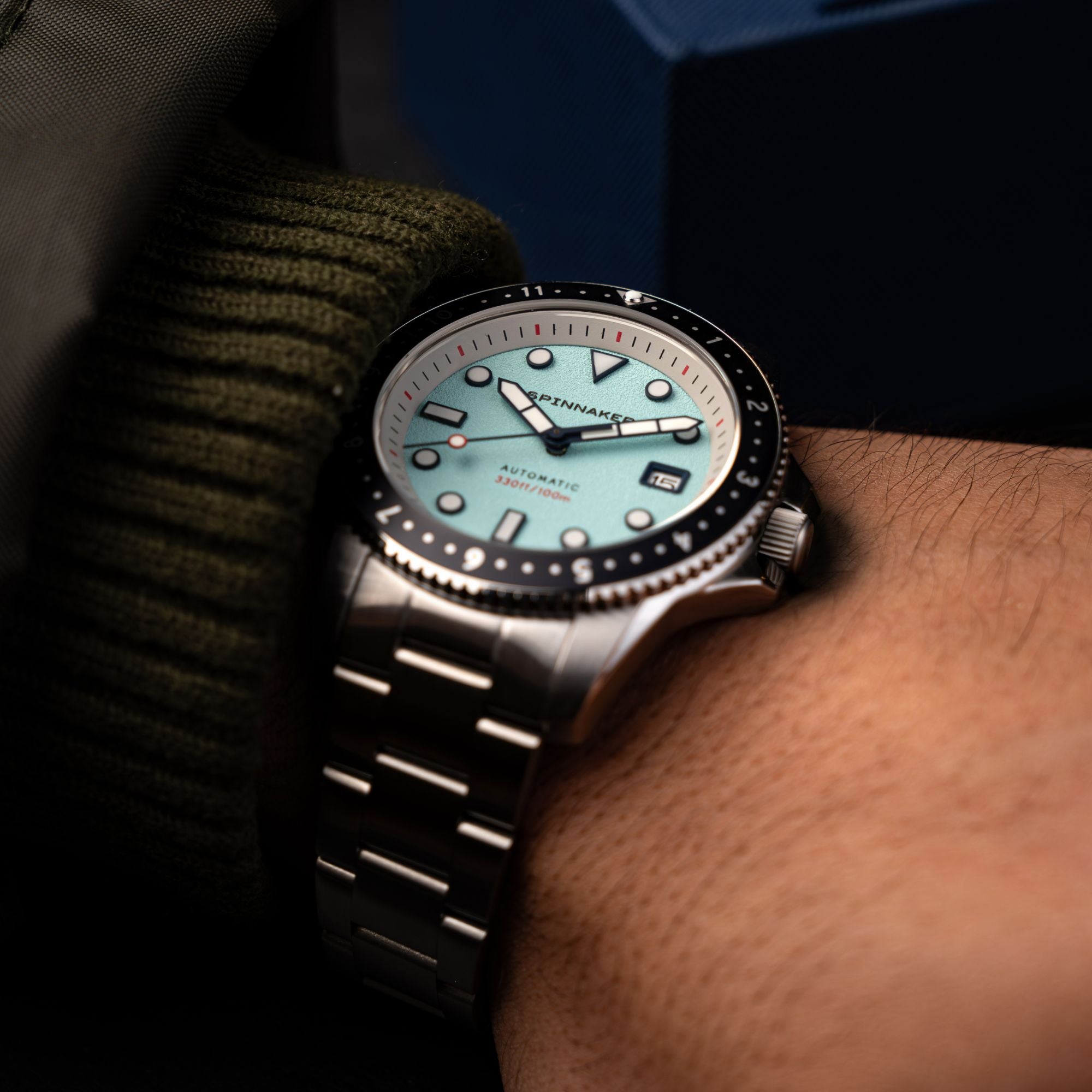 Saxe Blue | Croft Pioneer Automatic – Spinnaker Watches