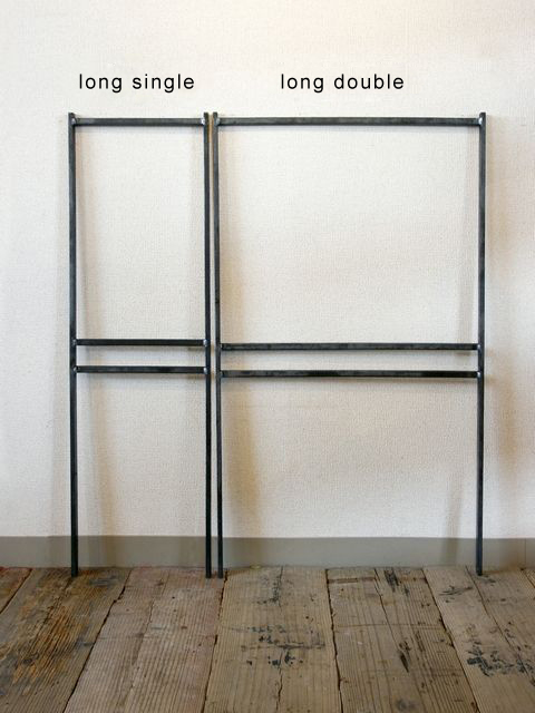 送料無料≪鉄脚≫【フラットアイアンレッグ/ロング/シングル・ダブル