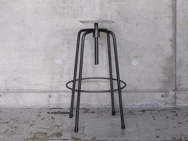 送料無料≪鉄脚≫【ローテーションスツール/ハイタイプ/昇降/フレーム