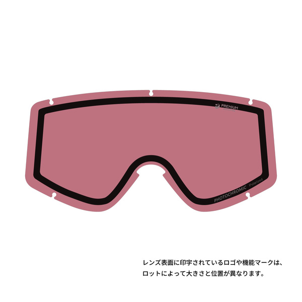 ミラースペアレンズ 【ｗｍ１】ゴーグル ケース付き ピンク anon