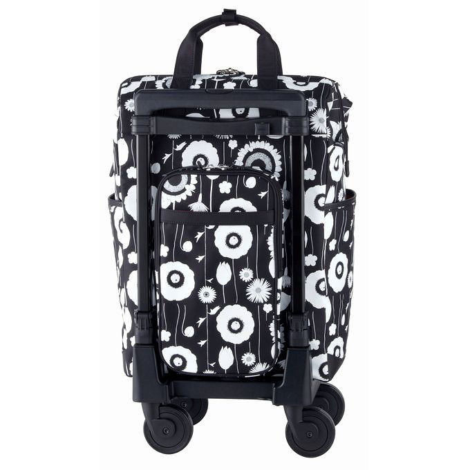 D-559 中原淳一コラボキャリー (L21) ブラック×ピンク <4輪ストッパー