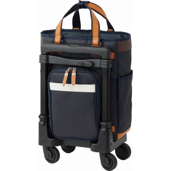 D-650 SWANY×MOUSTACHE(M18)ネイビー＜T2キャスター・4輪ストッパー付