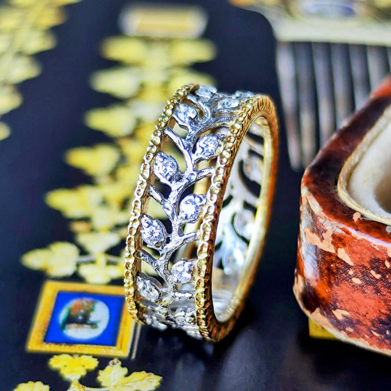 フィレンツェ彫り】天然ダイヤモンド リング – Mico宝飾店