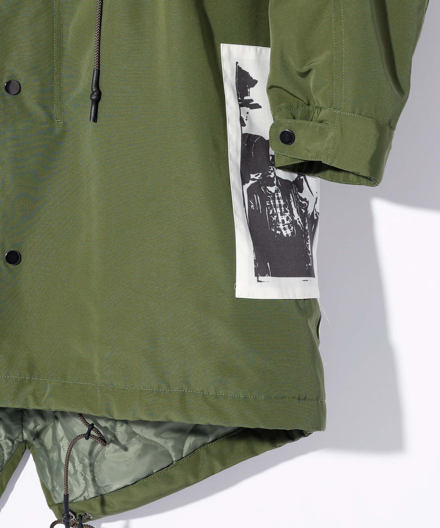 FISHTAIL MODS COAT (GRAPHIC)［KHAKI］ | SWITCHBLADE