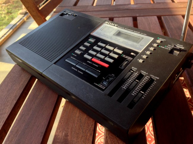 My new (to me) Sony ICF-2001 shortwave radio | The SWLing Post