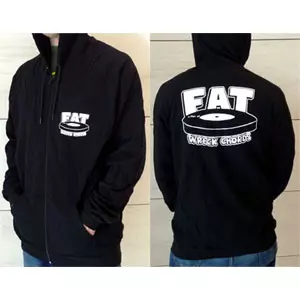 L/ZIP-UP HOODIE (BLACK)/FAT WRECK CHORDS OFFICIAL GOODS｜PUNK