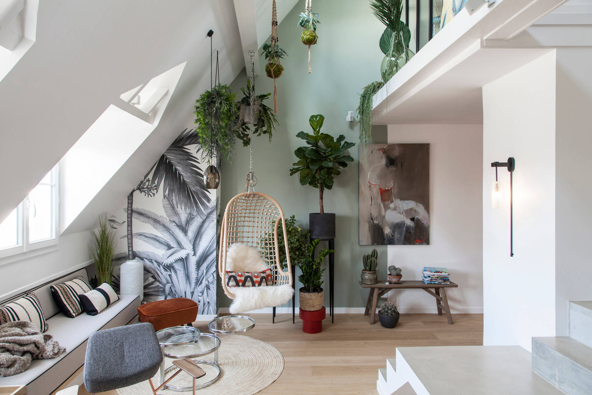 Paris Houzz Tour: A Light-Filled Loft With an Indoor Garden