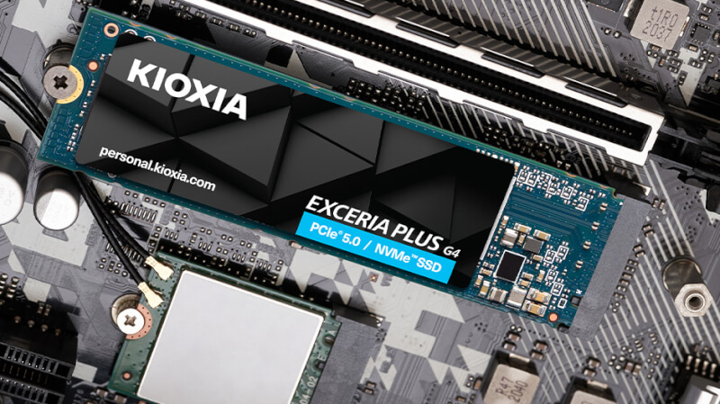 KIOXIA Launches EXCERIA PLUS G4 SSD PCIe 5.0