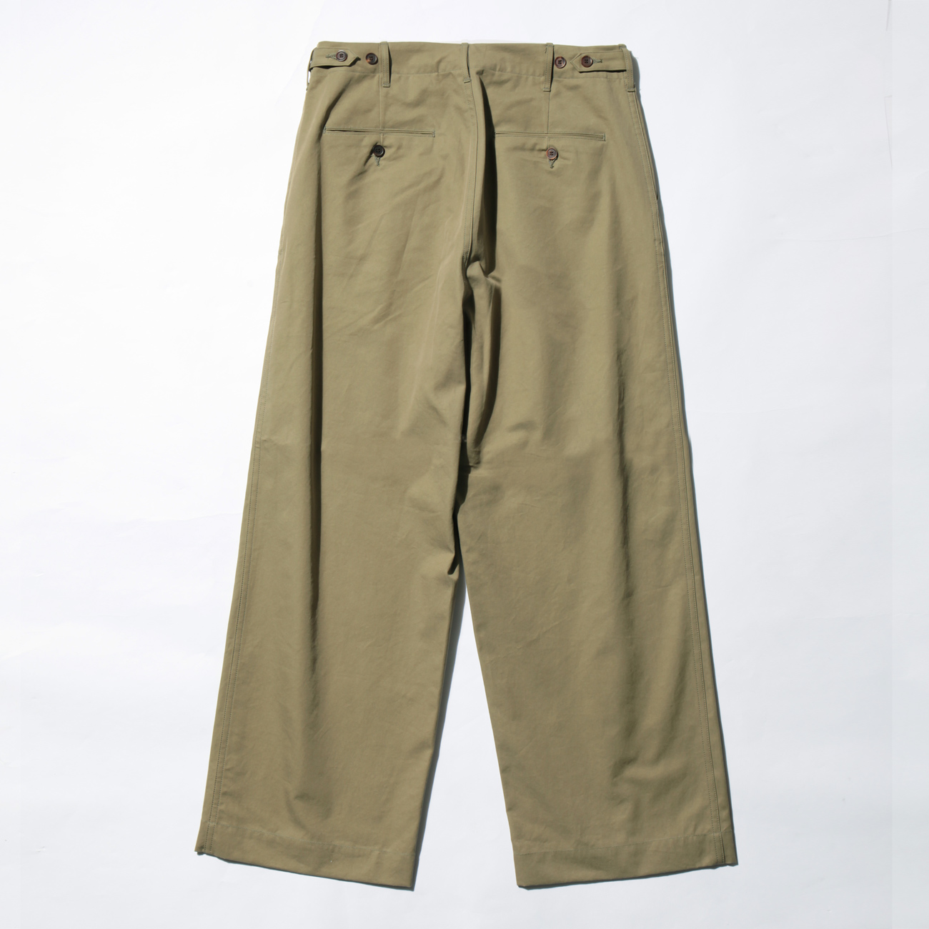 AURALEE / オーラリー | WASHED FINX LIGHT CHINO WIDE PANTS (メンズ