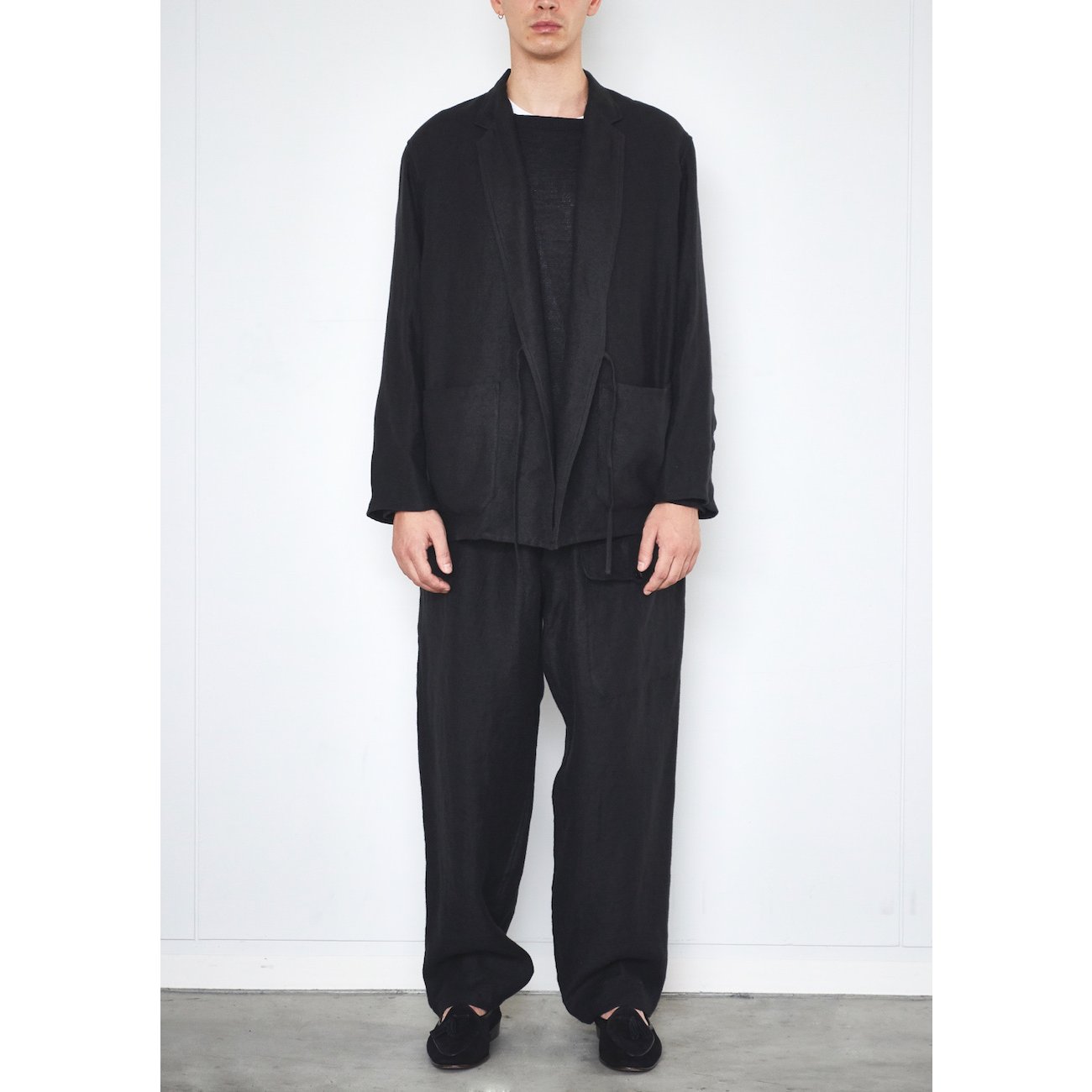 COMOLI / コモリ | リネン起毛 ジャケット - Navy | 通販 - 正規取扱店