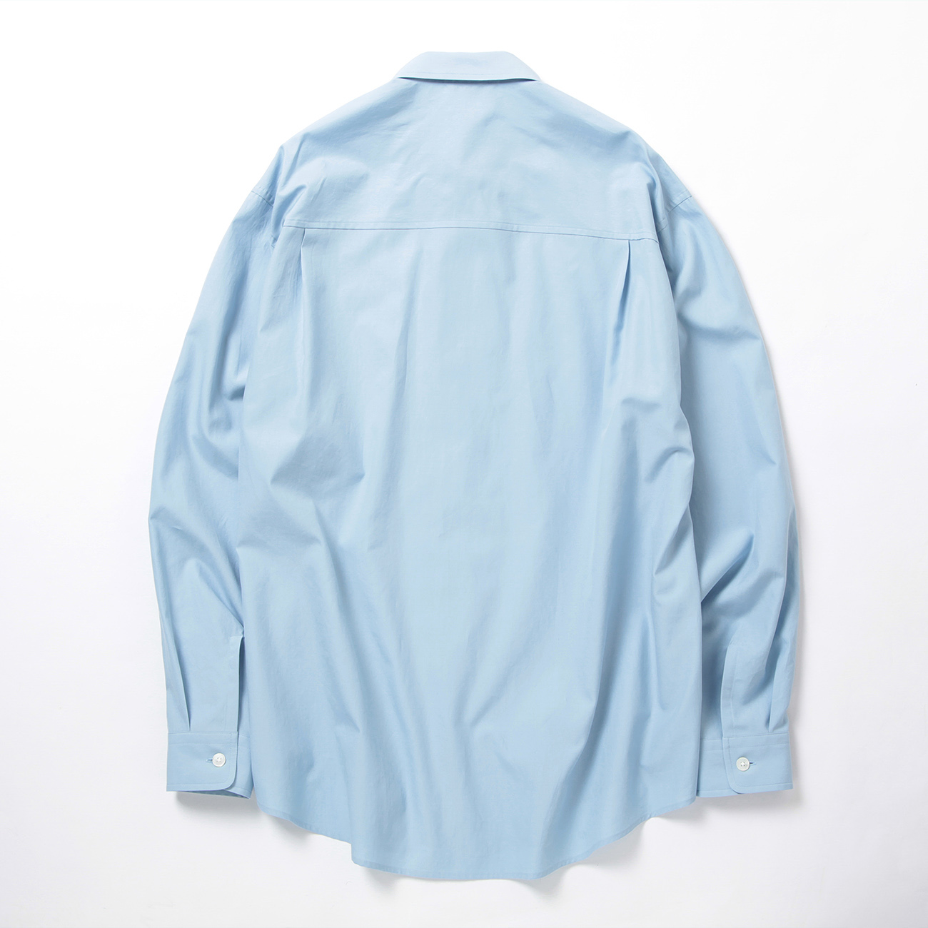 AURALEE / オーラリー | WASHED FINX TWILL BIG SHIRT (メンズ) - Sax