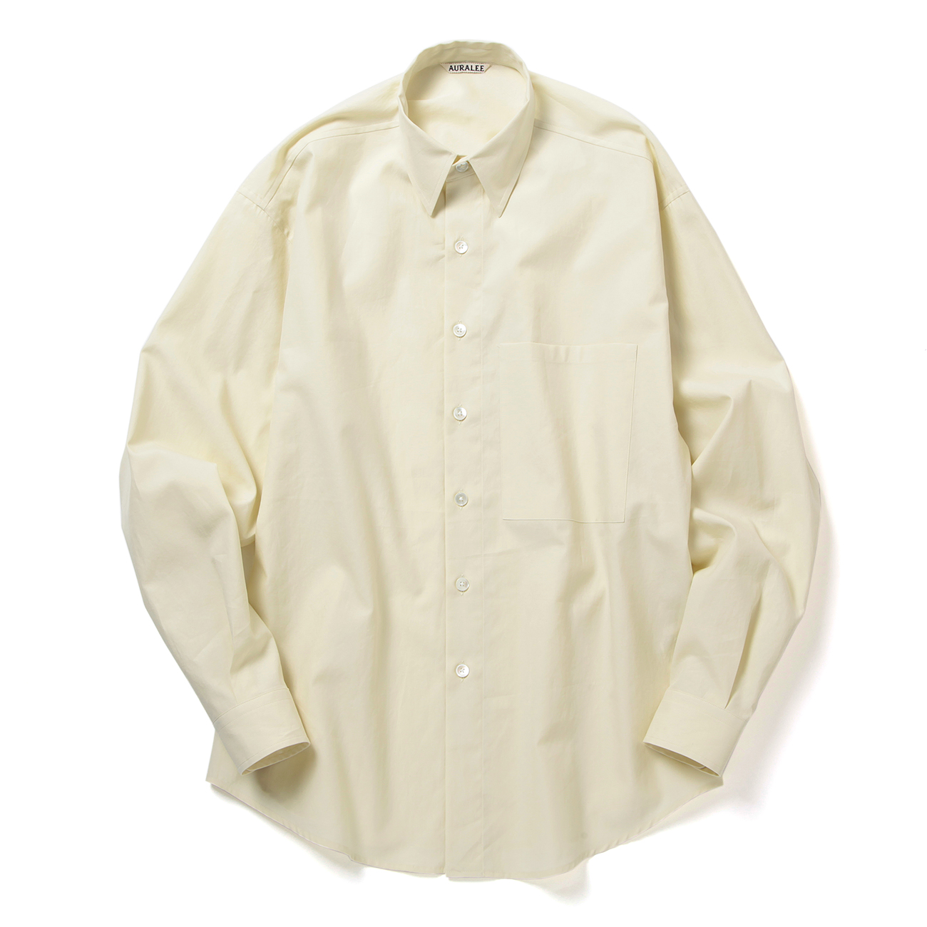 AURALEE / オーラリー | WASHED FINX TWILL BIG SHIRT (メンズ